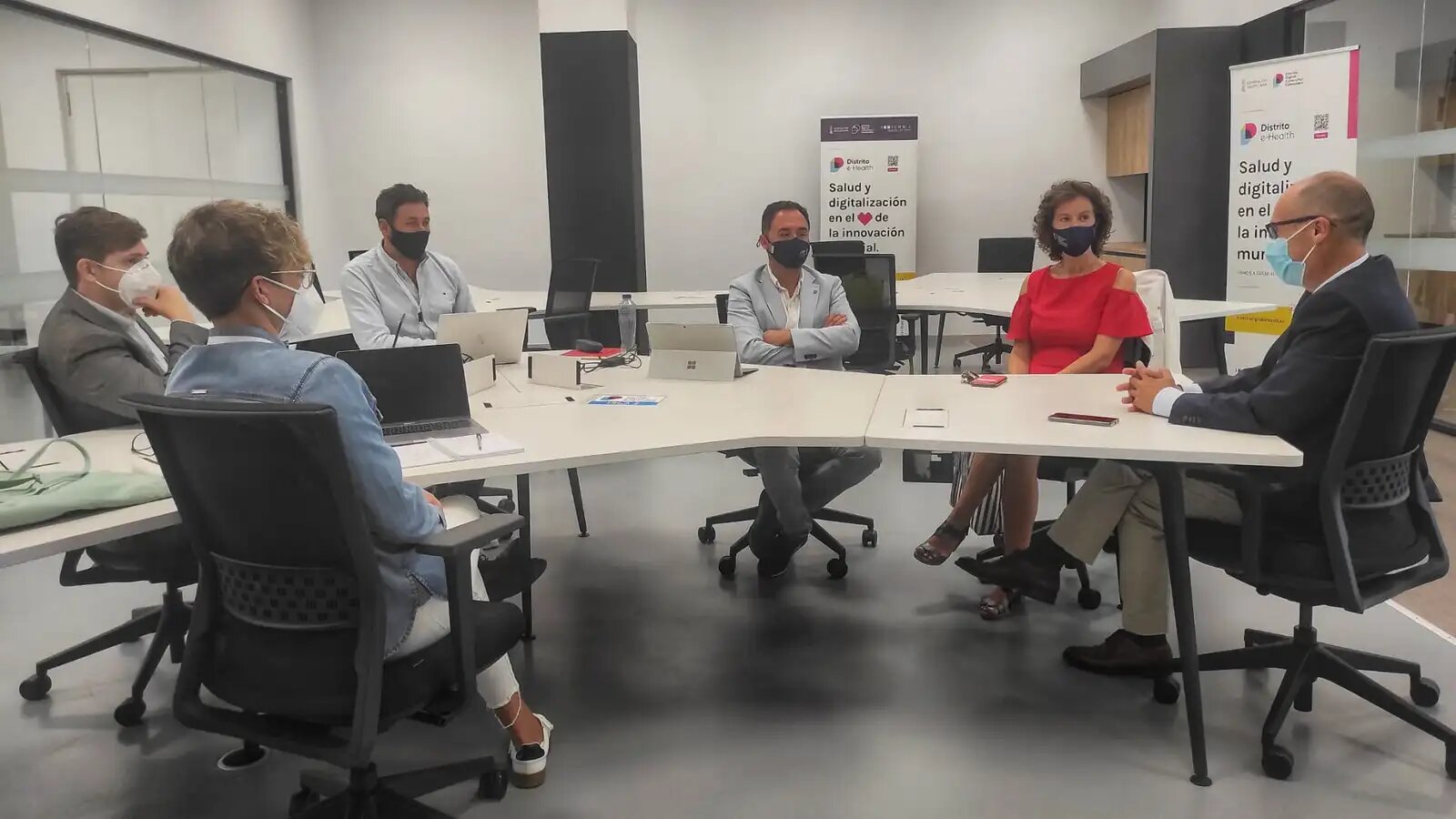 Distrito Digital ha recibido hoy la visita del Gobierno de Canarias